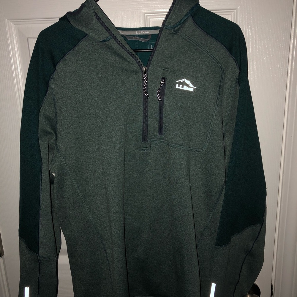 LL Bean Quarter Zip Runner